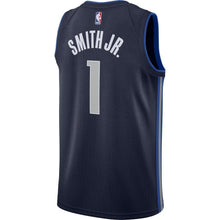 Load image into Gallery viewer, 1-Dennis Smith Jr Dallas Mavericks  Swingman Jersey - Statement Edition – Navy