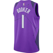 Load image into Gallery viewer, 1-Devin Booker Phoenix Suns Swingman Jersey Purple - City Edition