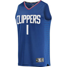 Load image into Gallery viewer, 1-Jawun Evans LA Clippers Player Jersey - Icon Edition – Royal