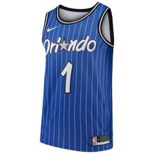 Load image into Gallery viewer, 1-Jonathan Isaac Orlando Magic Hardwood Classics Swingman Jersey – Blue