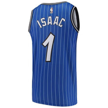 Load image into Gallery viewer, 1-Jonathan Isaac Orlando Magic Hardwood Classics Swingman Jersey – Blue