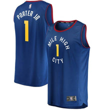 Load image into Gallery viewer, 1-Michael Porter Jr. Denver Nuggets  Jersey - Statement Edition – Blue