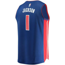 Load image into Gallery viewer, 1-Reggie Jackson Detroit Pistons Jersey Royal - Icon Edition
