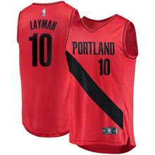Load image into Gallery viewer, 10-Jake Layman Portland Trail Blazers  Jersey - Statement Edition - Red