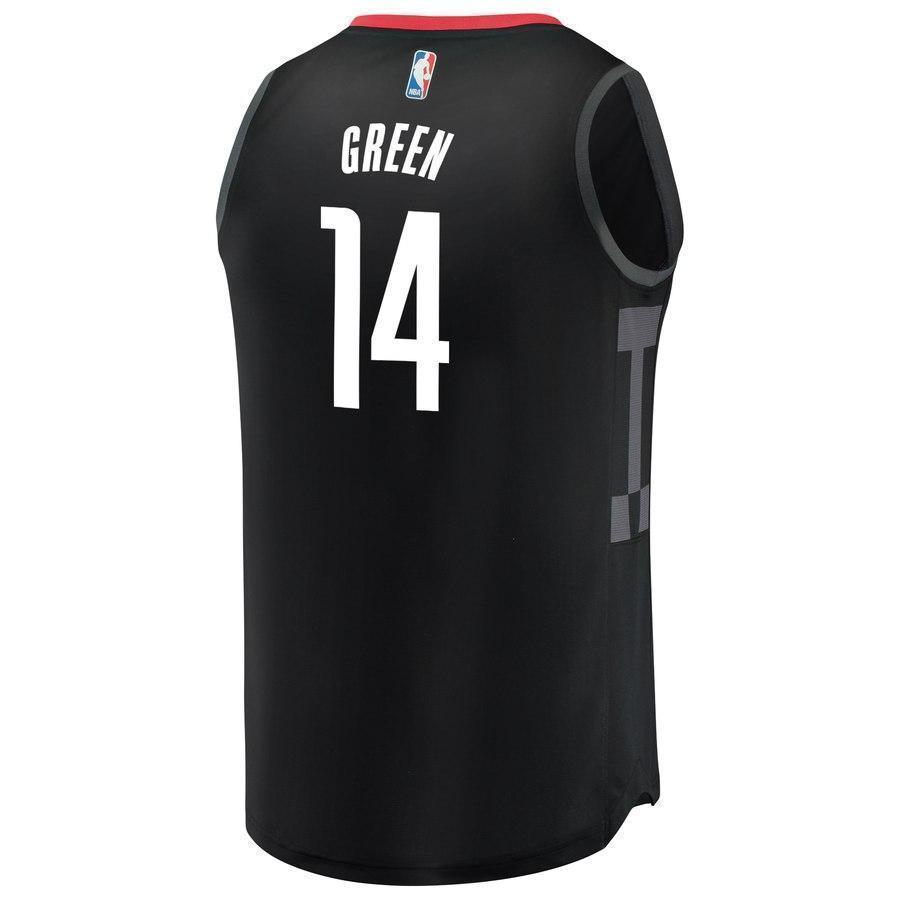 14-Gerald Green Houston Rockets Jersey Black - Statement Edition – Nickvu