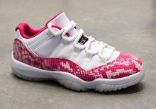 Load image into Gallery viewer, The Air Jordan Low  Pink Snake Skin 11s 2019