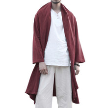 Load image into Gallery viewer, 2019 Autumn Men Trench Long Cloak Cardigan Chinese Style
