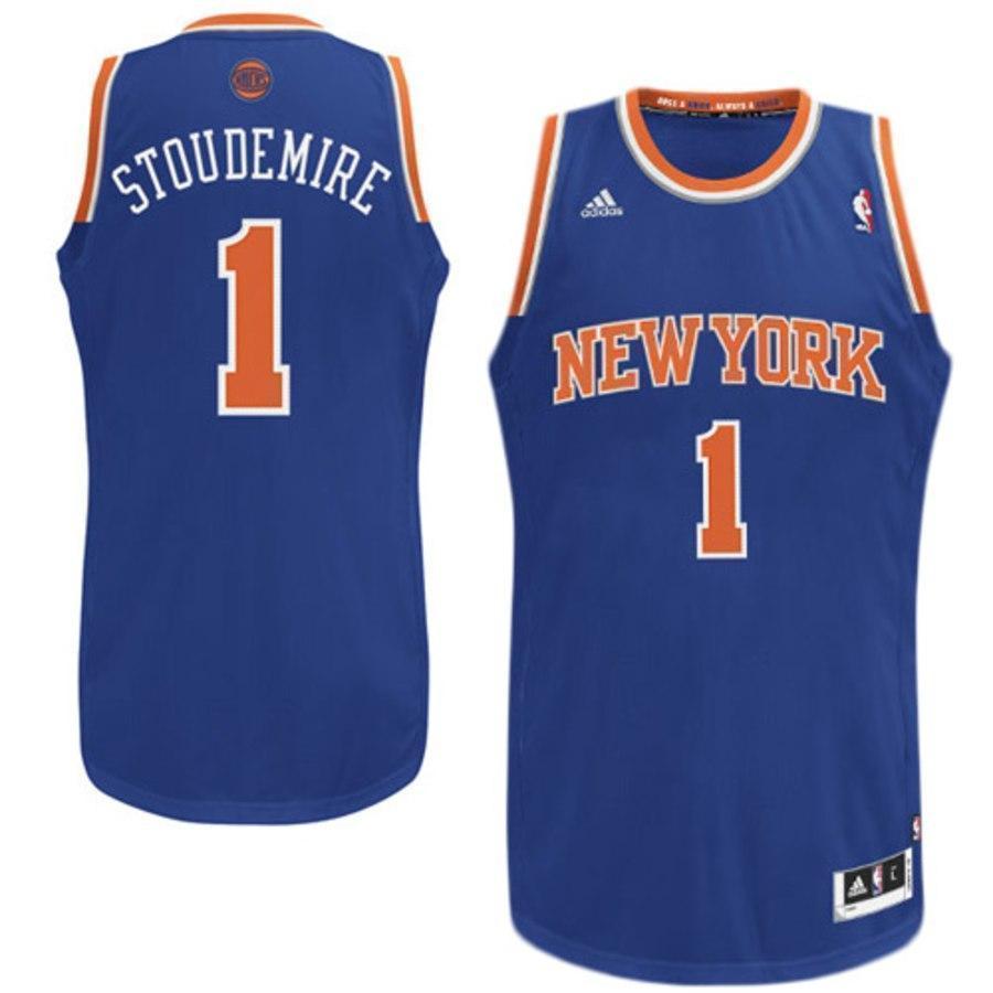1-Amar'e Stoudemire New York Knicks Swingman Road Jersey - Royal Blue
