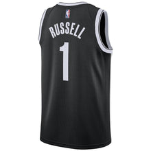 Load image into Gallery viewer, 1-D&#39;Angelo Russell Brooklyn Nets Swingman Jersey - Black - Icon Edition
