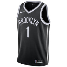 Load image into Gallery viewer, 1-D&#39;Angelo Russell Brooklyn Nets Swingman Jersey - Black - Icon Edition