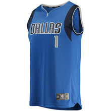 Load image into Gallery viewer, 1-Dennis Smith Dallas Mavericks  Jersey Blue - Icon Edition