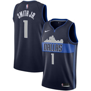 1-Dennis Smith Jr Dallas Mavericks  Swingman Jersey - Statement Edition – Navy