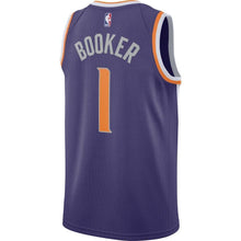 Load image into Gallery viewer, 1-Devin Booker Phoenix Suns Swingman Jersey Purple - Icon Edition