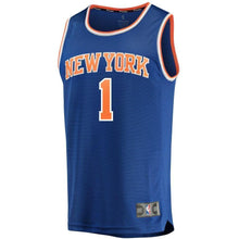Load image into Gallery viewer, 1-Emmanuel Mudiay New York Knicks  Jersey - Icon Edition - Blue