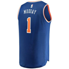 Load image into Gallery viewer, 1-Emmanuel Mudiay New York Knicks  Jersey - Icon Edition - Blue