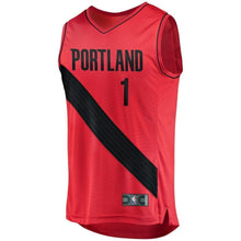Load image into Gallery viewer, 1-Evan Turner Portland Trail Blazers  Jersey - Statement Edition - Red