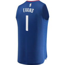 Load image into Gallery viewer, 1-Jawun Evans LA Clippers Player Jersey - Icon Edition – Royal