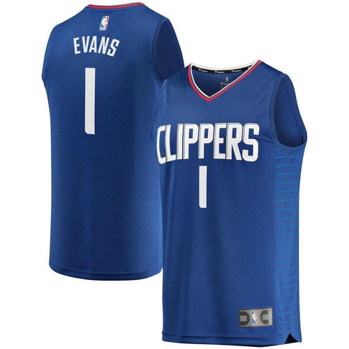 1-Jawun Evans LA Clippers Player Jersey - Icon Edition – Royal