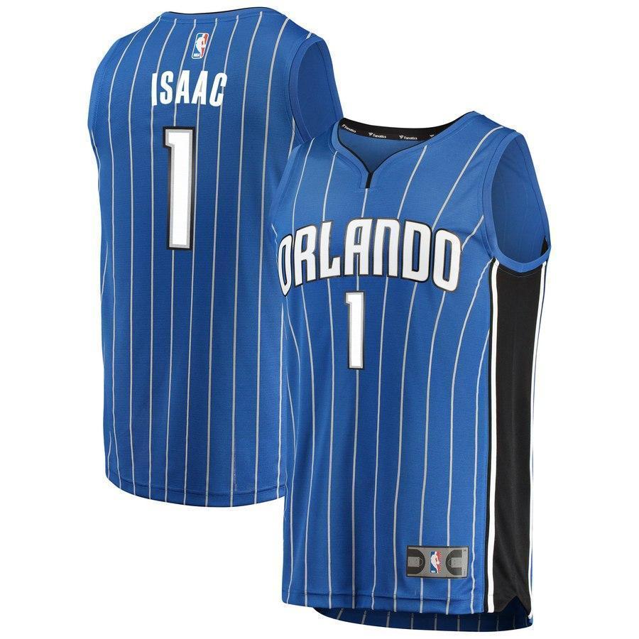 1-Jonathan Isaac Orlando Magic Jersey Blue - Icon Edition