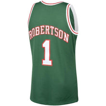 Load image into Gallery viewer, 1-Oscar Robertson Milwaukee Bucks1971-72 Hardwood Classics Swingman Jersey – Hunter Green