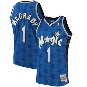 1-Tracy McGrady Orlando Magic 2001-02 Hardwood Classics Swingman Jersey - Blue