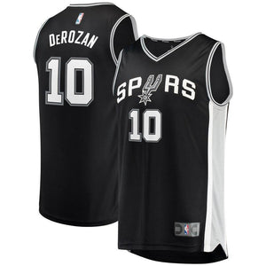 10-DeMar DeRozan San Antonio Spurs  Jersey - Icon Edition - Black