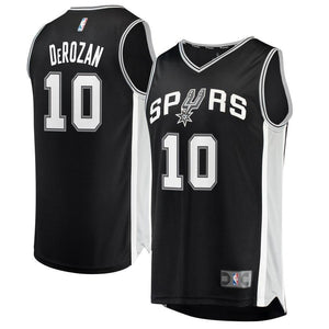 10-DeMar DeRozan San Antonio Spurs Jersey Black - Icon Edition