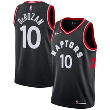 Load image into Gallery viewer, 10-DeMar DeRozan Toronto Raptors Swingman Jersey - Statement Edition – Black