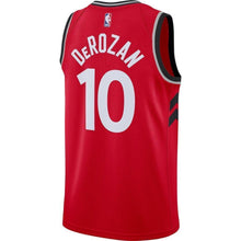 Load image into Gallery viewer, 10-DeMar DeRozan Toronto Raptors Swingman Jersey Red - Icon Edition