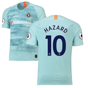 10-Eden Hazard Chelsea 2018-19 Third Vapor Match Player Jersey – Blue