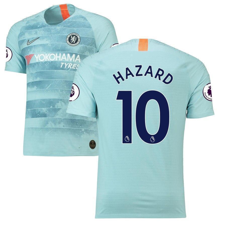 10-Eden Hazard Chelsea 2018-19 Third Vapor Match Player Jersey – Blue