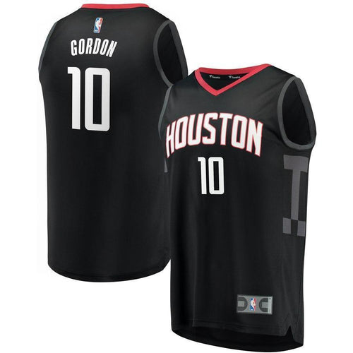 10-Eric Gordon Houston Rockets  Jersey Black - Statement Edition