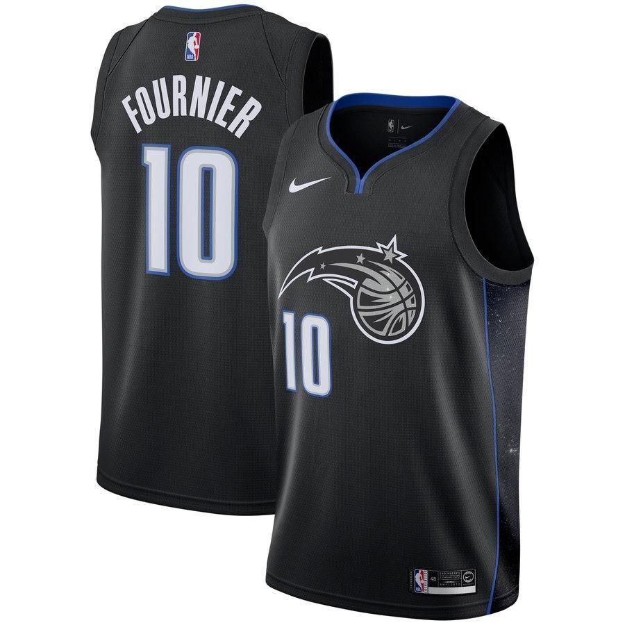 10-Evan Fournier Orlando Magic 2018-19 Swingman Jersey – City Edition – Black