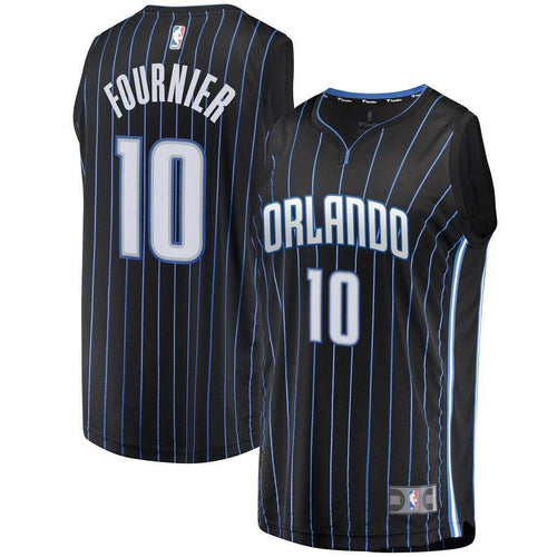 10-Evan Fournier Orlando Magic Jersey Black - Statement Edition