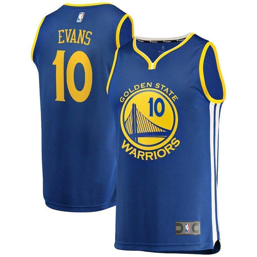 10-Jacob Evans Golden State Warriors Jersey - Icon Edition - Royal