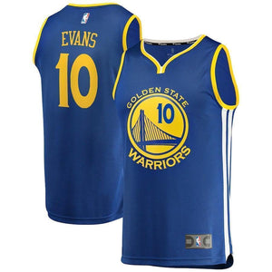 10-Jacob Evans Golden State Warriors Jersey - Icon Edition - Royal