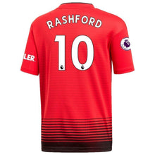 Load image into Gallery viewer, 10-Marcus Rashford Manchester United 2018-19 Home Player Jersey – Red