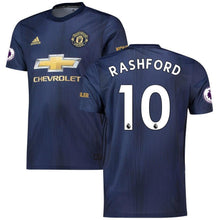 Load image into Gallery viewer, 10-Marcus Rashford Manchester United 2018-19 Third Player Jersey – Navy