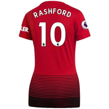 Load image into Gallery viewer, 10-Marcus Rashford Manchester United Women&#39;s 2018-19 Home Player Jersey – Red