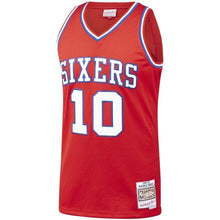 Load image into Gallery viewer, 10-Maurice Cheeks Philadelphia 76ers  1982-83 Hardwood Classics Swingman Jersey – Red