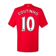 Load image into Gallery viewer, 10-Philippe Coutinho Liverpool New Balance  Home Player Jersey - Red