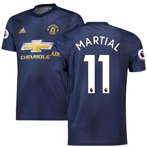 11-Anthony Martial Manchester United 2018-19 Third Player Jersey – Navy
