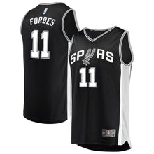 Load image into Gallery viewer, 11-Bryn Forbes San Antonio Spurs Jersey Black - Icon Edition