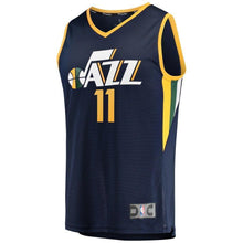 Load image into Gallery viewer, 11-Dante Exum Utah Jazz  Player Jersey - Icon Edition – Navy