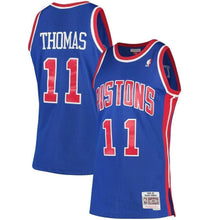 Load image into Gallery viewer, 11-Isiah Thomas Detroit PistonsHardwood Classics Swingman Jersey - Blue