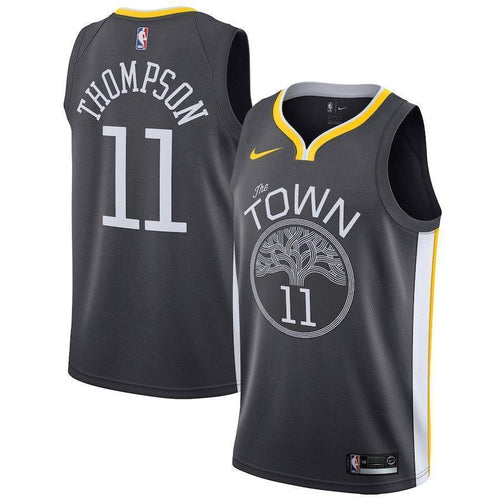 11-Klay Thompson Golden State Warriors Swingman Jersey - Statement Edition – Black