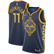 Load image into Gallery viewer, 11-Klay Thompson Golden State Warriors Swingman Jersey – City Edition – Navy