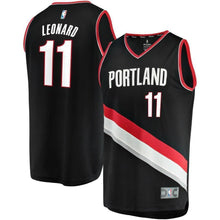 Load image into Gallery viewer, 11-Meyers Leonard Portland Trail Blazers Jersey Black - Icon Edition