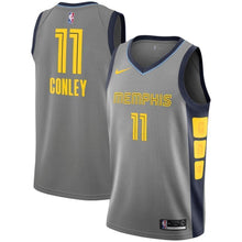 Load image into Gallery viewer, 11-Mike Conley Memphis Grizzlies  Swingman Jersey – City Edition – Gray