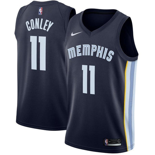 11-Mike Conley Memphis Grizzlies Swingman Jersey Navy - Icon Edition